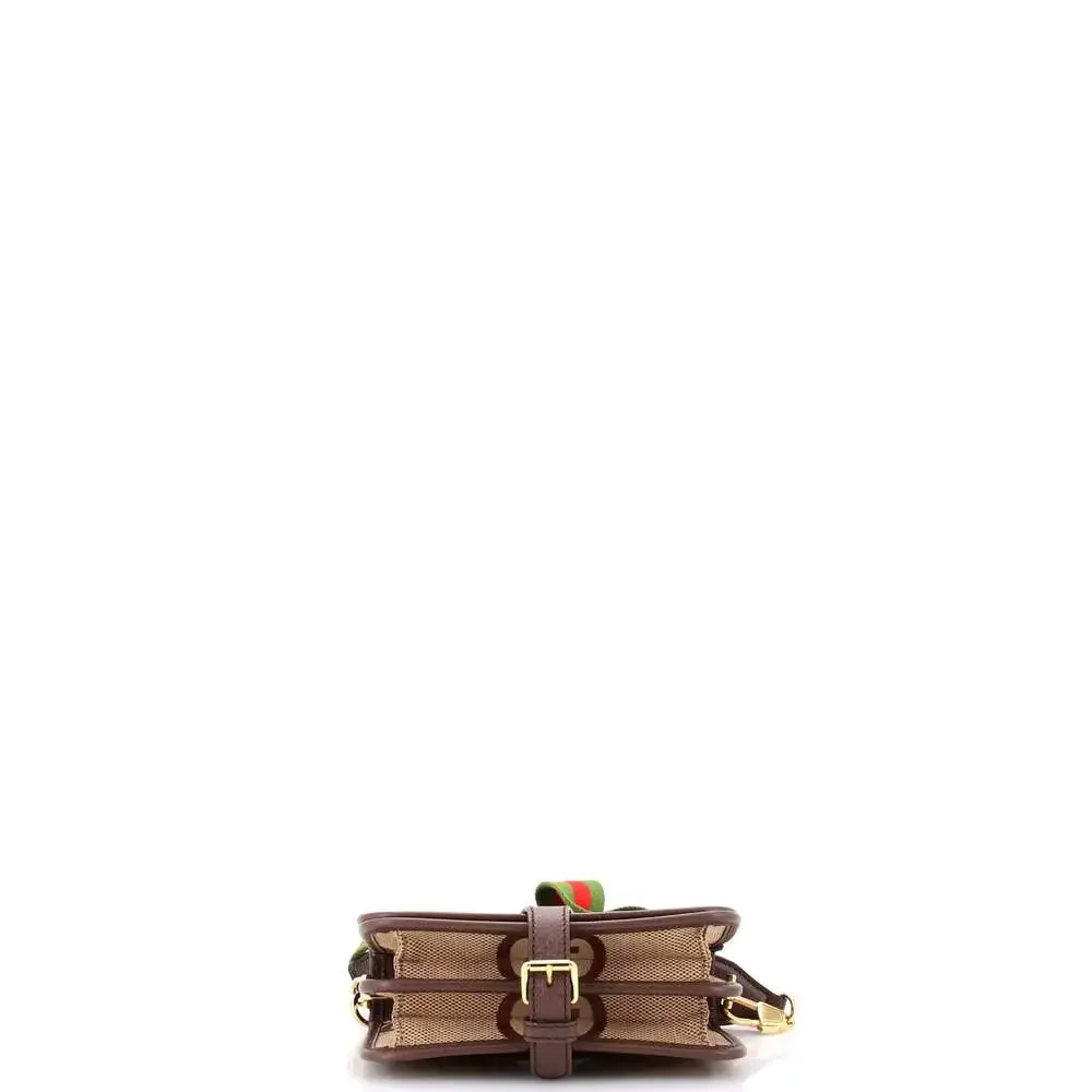 Gucci Buckle Messenger Bag Jumbo Gg #267813G20B - Picture 4 of 6